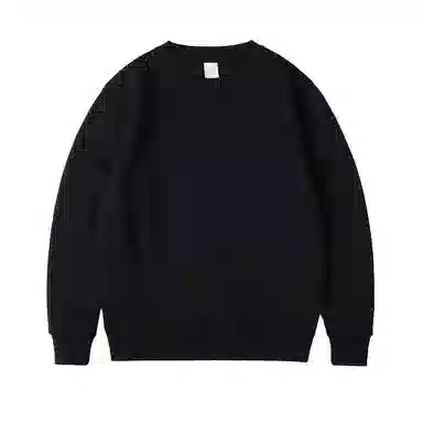 莫代尔 秋冬个性慵懒多色可选舒适纯色设计感落肩嘻哈风百搭卫衣打底衣 男女同款