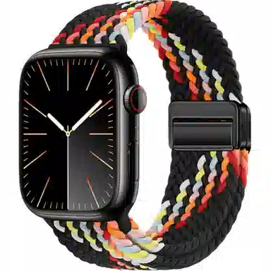 亿祈发 表带 苹果适用 尼龙材质 编织磁吸扣男女通用