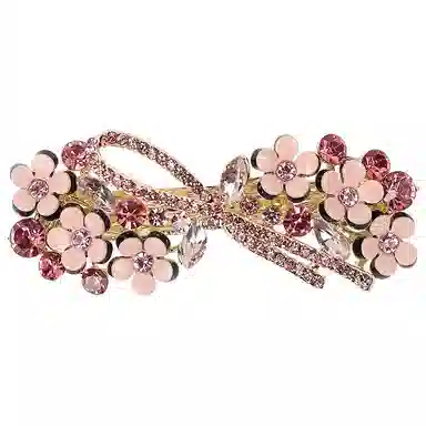 彤彤兔 海星弹簧夹发饰个性风时尚山茶花半扎发后脑勺横夹发饰 锌合金 发夹 女款