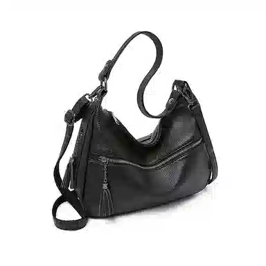 老人头 简约高级感时尚潮流百搭 牛皮 单肩包 常规 女款 多色