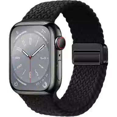 亿祈发 表带 苹果适用 尼龙材质 编织磁吸扣男女通用