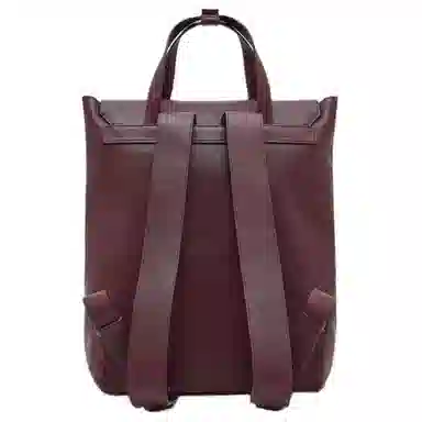 Emporio Armani Classic Logo Backpack Burgundy