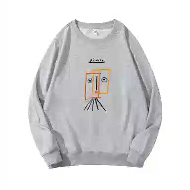 莫代尔 秋冬个性慵懒舒适百搭时尚嘻哈风长袖多色可选设计感落肩卫衣打底衣 男女同款