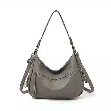 老人头 简约高级感时尚潮流百搭 牛皮 单肩包 常规 女款 多色