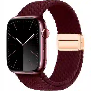 亿祈发 表带 苹果适用 尼龙材质 编织磁吸扣男女通用