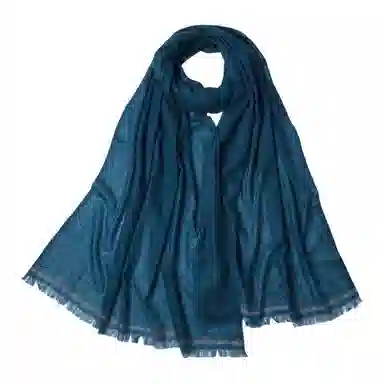 红豆 纯色柔软轻盈保暖 山羊绒 绒线围巾 男女同款情侣款