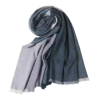 红豆 格子条纹保暖百搭 山羊绒 绒线围巾 男女同款情侣款