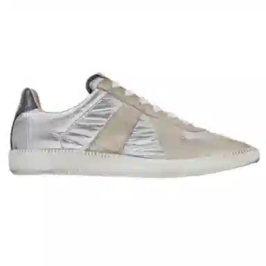 Maison Margiela Replica Low Top Sneakers Silver