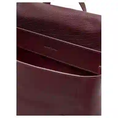 Emporio Armani Classic Logo Backpack Burgundy