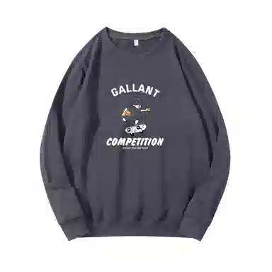 莫代尔 秋冬个性慵懒简约舒适时尚百搭多色可选设计感嘻哈风落肩卫衣打底衣 男女同款