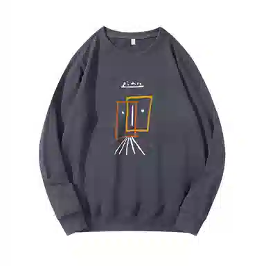 莫代尔 秋冬个性慵懒舒适百搭时尚嘻哈风长袖多色可选设计感落肩卫衣打底衣 男女同款