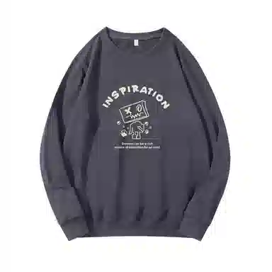 莫代尔 秋冬个性慵懒舒适嘻哈风长袖多色可选设计感百搭时尚落肩卫衣打底衣 男女同款