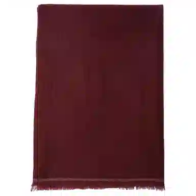 红豆 纯色柔软轻盈保暖 山羊绒 绒线围巾 男女同款情侣款