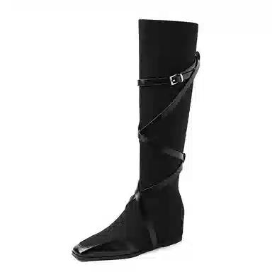 RAPHAEL SONA Cross Strap Boots