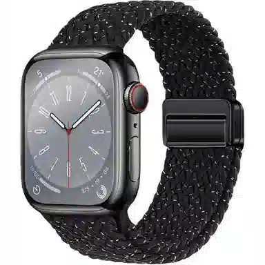 亿祈发 表带 苹果适用 尼龙材质 编织磁吸扣男女通用