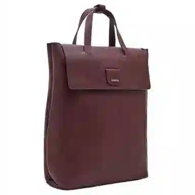 Emporio Armani Classic Logo Backpack Burgundy