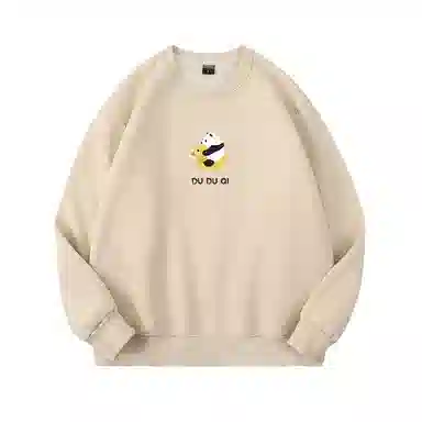 莫代尔 秋冬个性慵懒舒适时尚多色可选百搭落肩设计感嘻哈风卫衣打底衣 男女同款