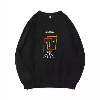 莫代尔 秋冬个性慵懒舒适百搭时尚嘻哈风长袖多色可选设计感落肩卫衣打底衣 男女同款