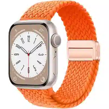 亿祈发 表带 苹果适用 尼龙材质 编织磁吸扣男女通用