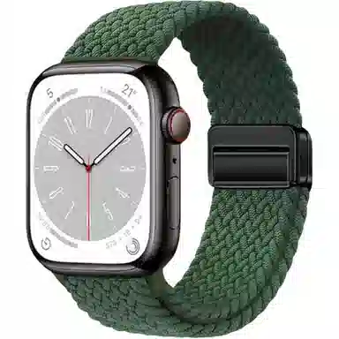 亿祈发 表带 苹果适用 尼龙材质 编织磁吸扣男女通用