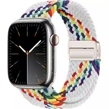 亿祈发 表带 苹果适用 尼龙材质 编织磁吸扣男女通用