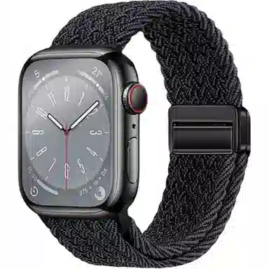 亿祈发 表带 苹果适用 尼龙材质 编织磁吸扣男女通用