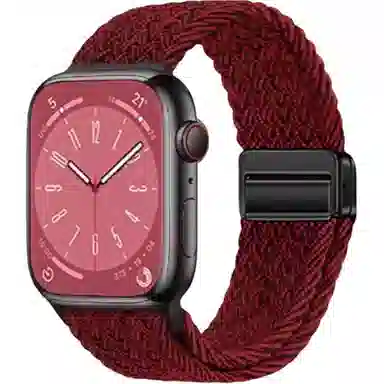 亿祈发 表带 苹果适用 尼龙材质 编织磁吸扣男女通用