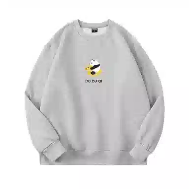 莫代尔 秋冬个性慵懒舒适时尚多色可选百搭落肩设计感嘻哈风卫衣打底衣 男女同款