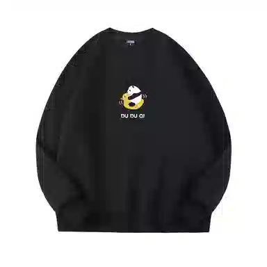 莫代尔 秋冬个性慵懒舒适时尚多色可选百搭落肩设计感嘻哈风卫衣打底衣 男女同款