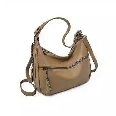 老人头 简约高级感时尚潮流百搭 牛皮 单肩包 常规 女款 多色