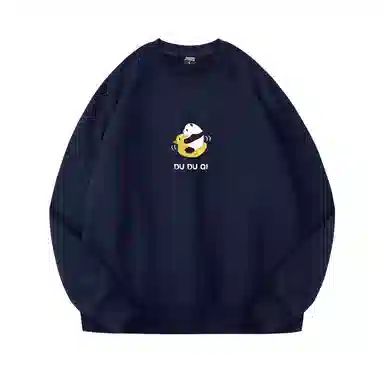 莫代尔 秋冬个性慵懒舒适时尚多色可选百搭落肩设计感嘻哈风卫衣打底衣 男女同款