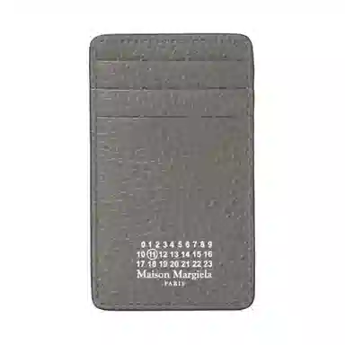 Maison Margiela Four Stitch Leather Cardholder Green