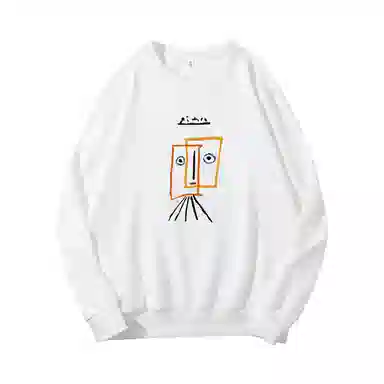 莫代尔 秋冬个性慵懒舒适百搭时尚嘻哈风长袖多色可选设计感落肩卫衣打底衣 男女同款