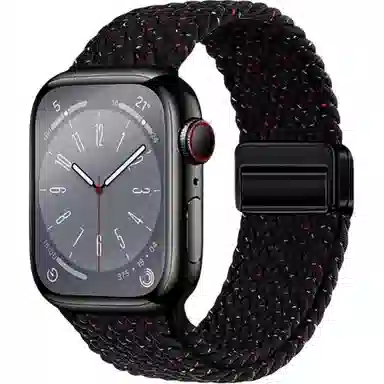 亿祈发 表带 苹果适用 尼龙材质 编织磁吸扣男女通用