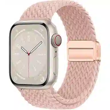 亿祈发 表带 苹果适用 尼龙材质 编织磁吸扣男女通用