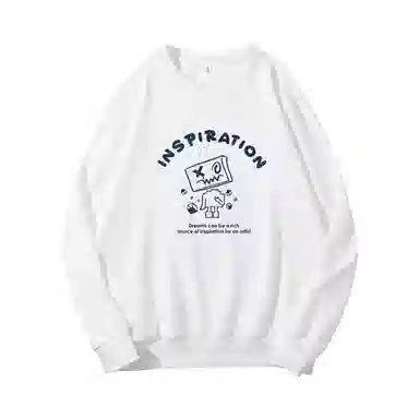 莫代尔 秋冬个性慵懒舒适嘻哈风长袖多色可选设计感百搭时尚落肩卫衣打底衣 男女同款