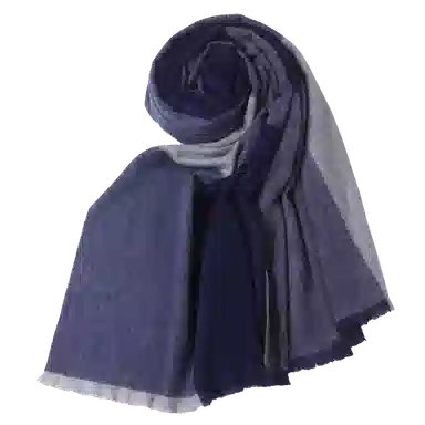 红豆 格子条纹保暖百搭 山羊绒 绒线围巾 男女同款情侣款