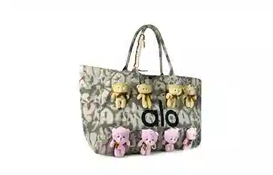 alo yoga Denim Star Tote Bag