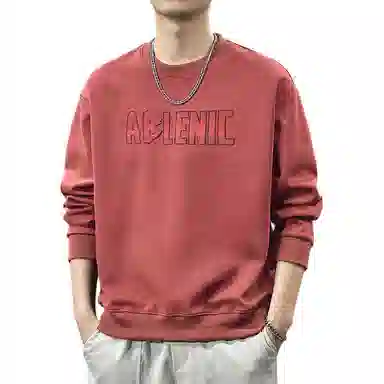 遨宇 美式复古休闲潮流经典圆领卫衣 男款