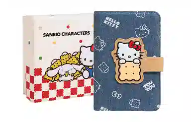 TOUTOU Hellkitty Passport Wallet Denim Blue