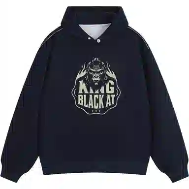 BLACK AT LOGO