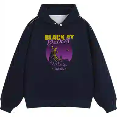 BLACK AT LOGO