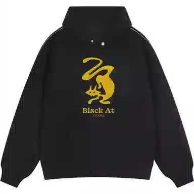BLACK AT LOGO