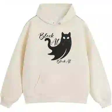 BLACK AT LOGO