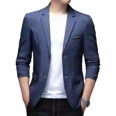 老爷车 男装春秋季商务奢华经典纯色低调百搭时尚外套西装 男款