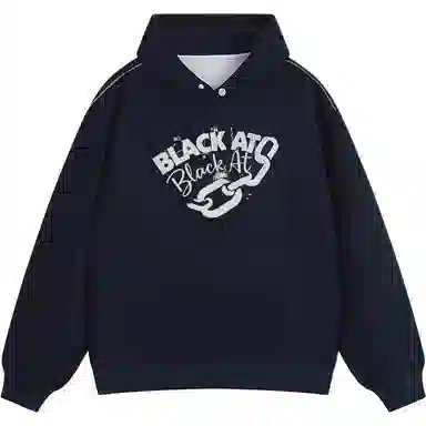 BLACK AT LOGO