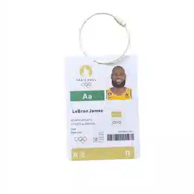 图涂丫 篮球梦之队 运动员参赛卡库里欧文詹姆斯杜兰特 球星卡 亚克力 挂件 男女同款情侣款