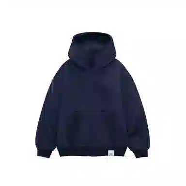 【dme】 美式高街重磅结构简约基础款连帽开衫上衣男秋款宽松情侣拉链休闲卫衣外套 男女同款