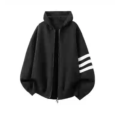 Zofili Retro Striped Hoodie