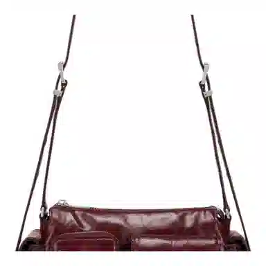 Michael Kors Dakota Small Shoulder Bag Brown Red